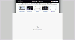 Desktop Screenshot of bigtimefishing.com
