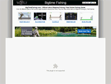 Tablet Screenshot of bigtimefishing.com